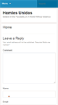 Mobile Screenshot of homiesunidos.org